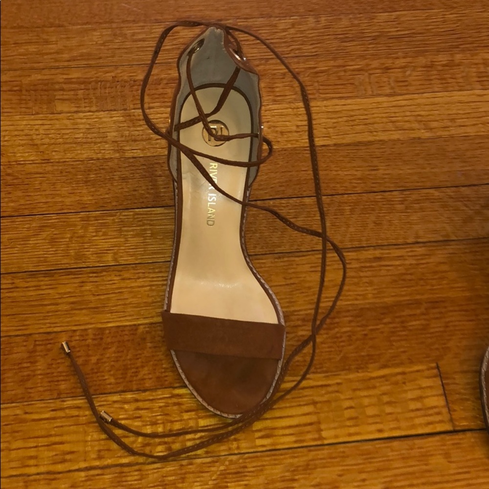 Strappy heeled sandals